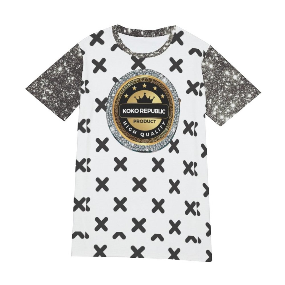 KokoRepublic All-Over Print Men's O-Neck T-Shirt | 190GSM Cotton